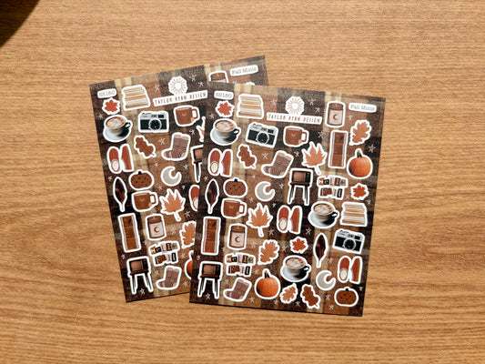 Fall Minis Sticker Sheet