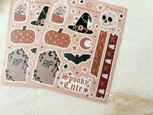Spooky Cute Sticker Sheet