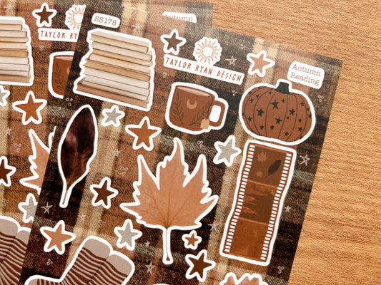 Autumn Reading Sticker Sheet