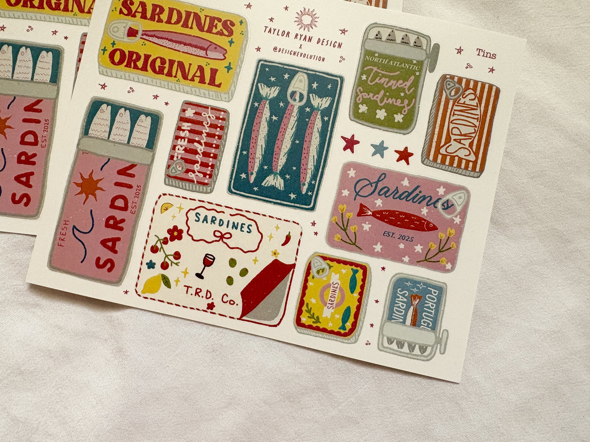 Tins Sticker Sheet