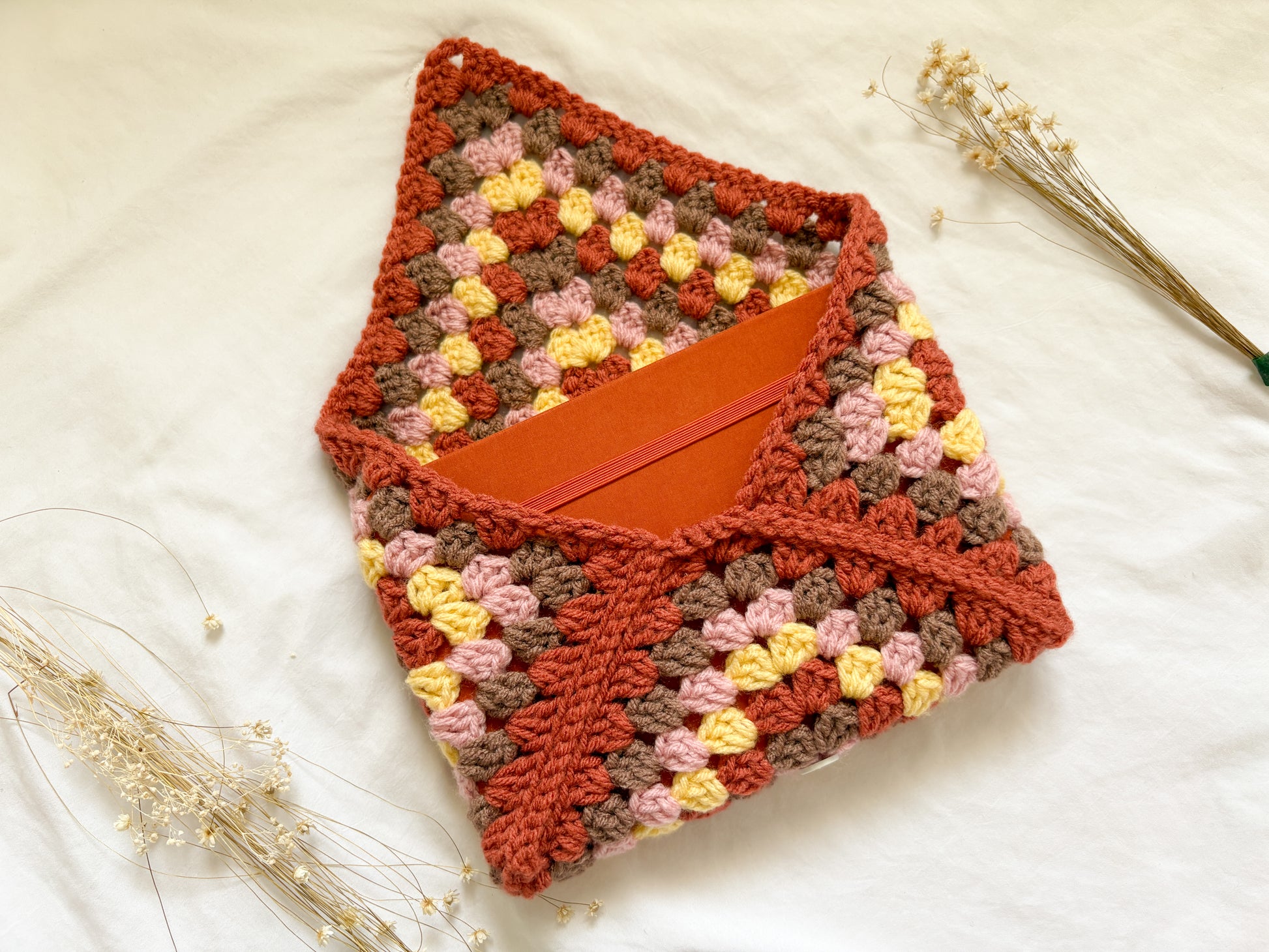 Rust Crochet Journal Cover