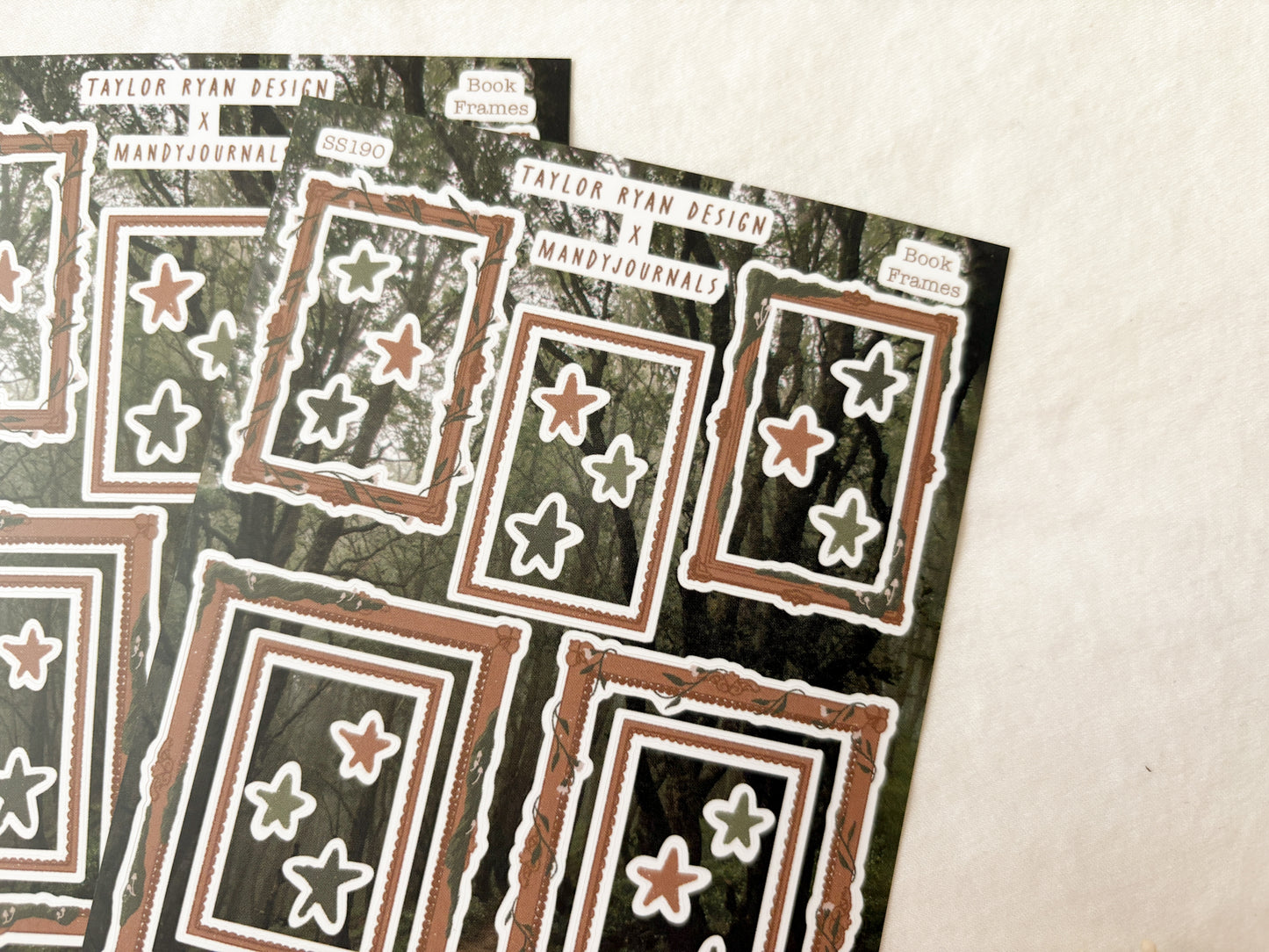 Book Frames Sticker Sheet