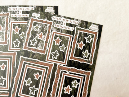 Book Frames Sticker Sheet