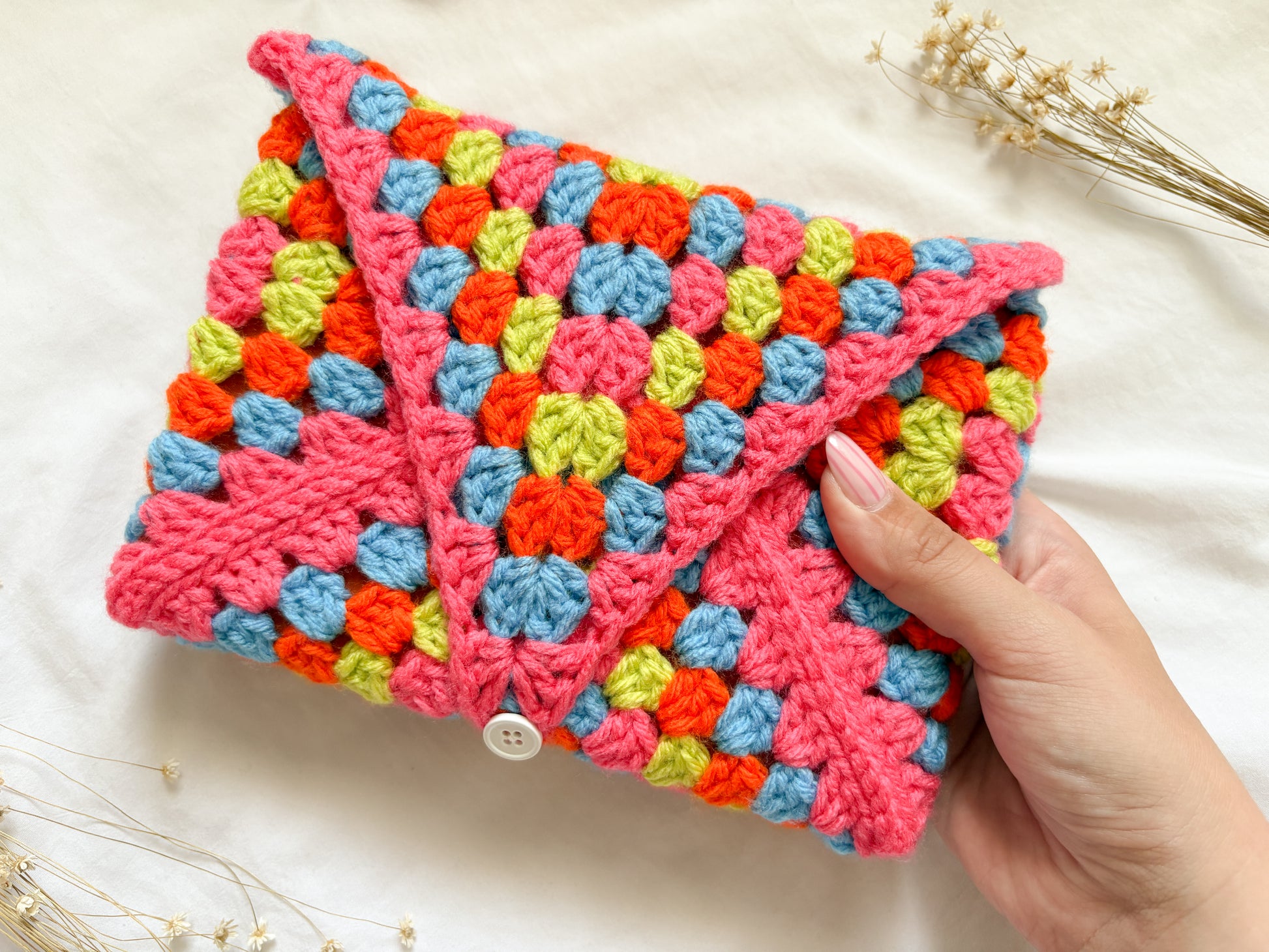 Pink Crochet Journal Cover