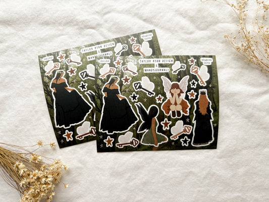 Magical Girls Sticker Sheet