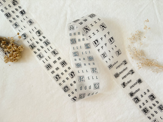 Fairytale Letters PET Tape (PRE-CUT)