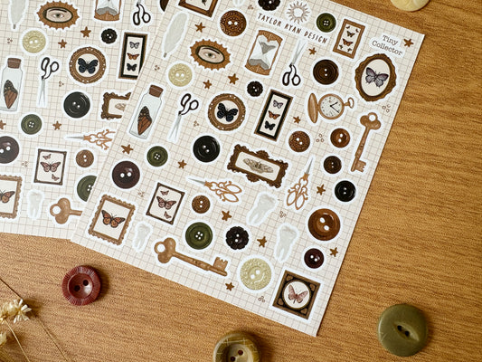 Tiny Collector Sticker Sheet