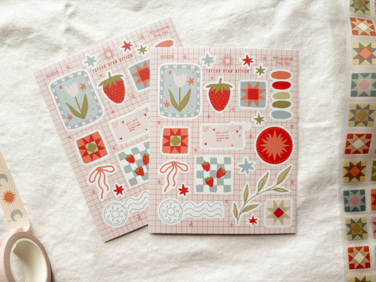 Whimsical Pen Pal Sticker Sheet
