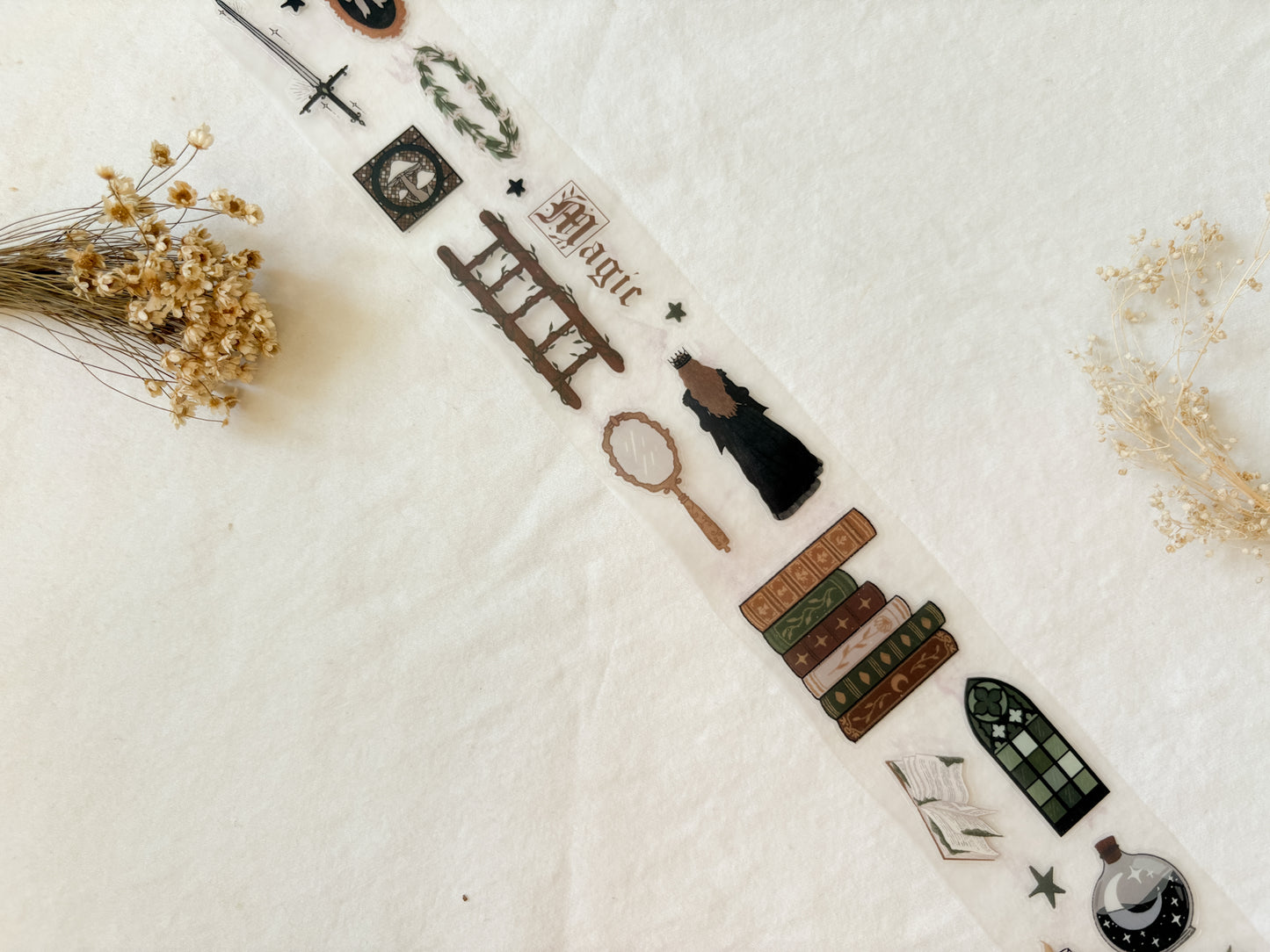 Dark Fairytale PET Tape (PRE-CUT)