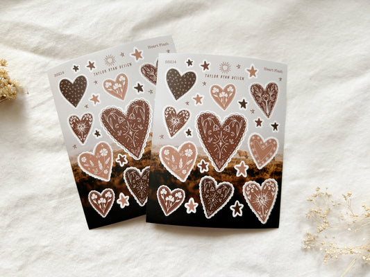 Heart Flash Sticker Sheet