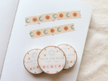Sun & Moon Washi Tape