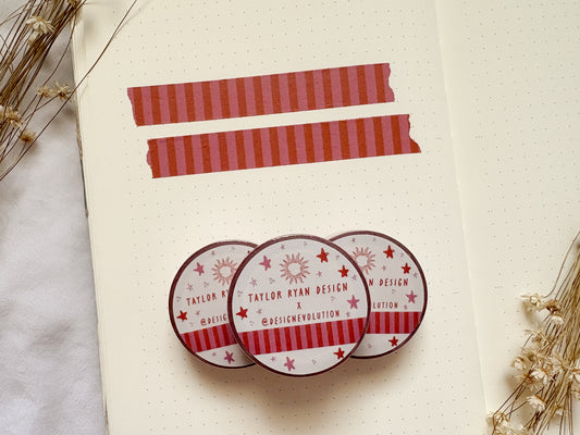 Candy Stripe Washi Tape