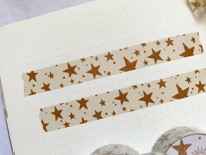 Gold Stars Washi Tape