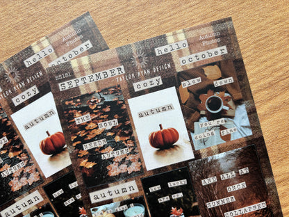 Autumn Quotes Sticker Sheet