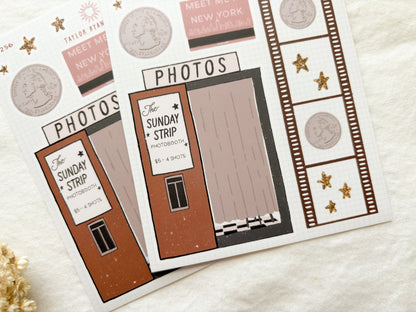 Photo Booth Sticker Sheet