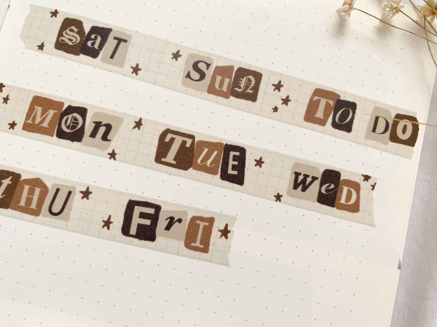 Days Washi Tape