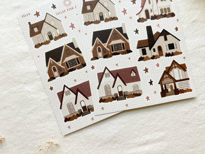 Cottages Sticker Sheet