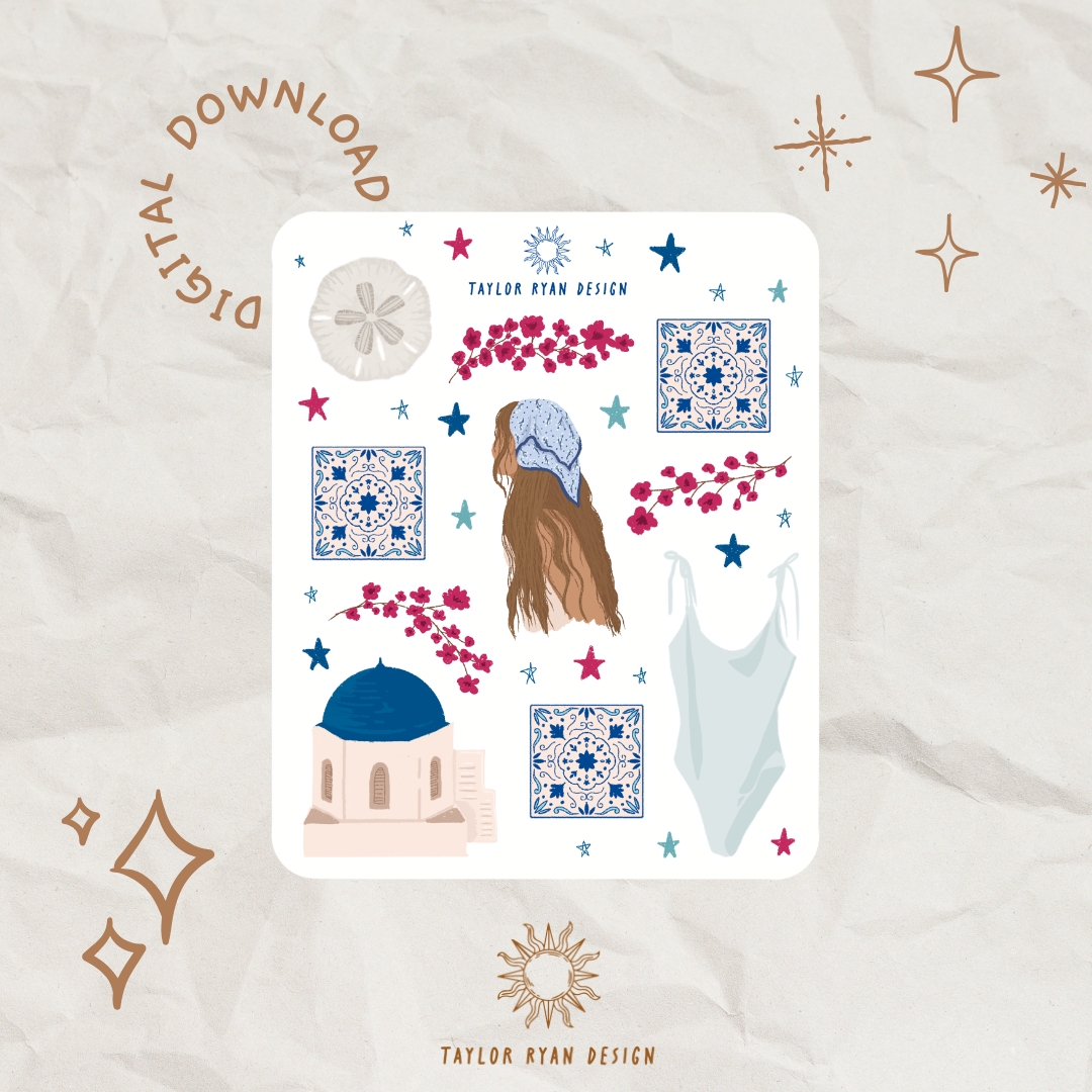 *PRINTABLE* Our Last Summer Sticker Sheet