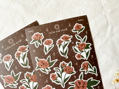 Roses Sticker Sheet