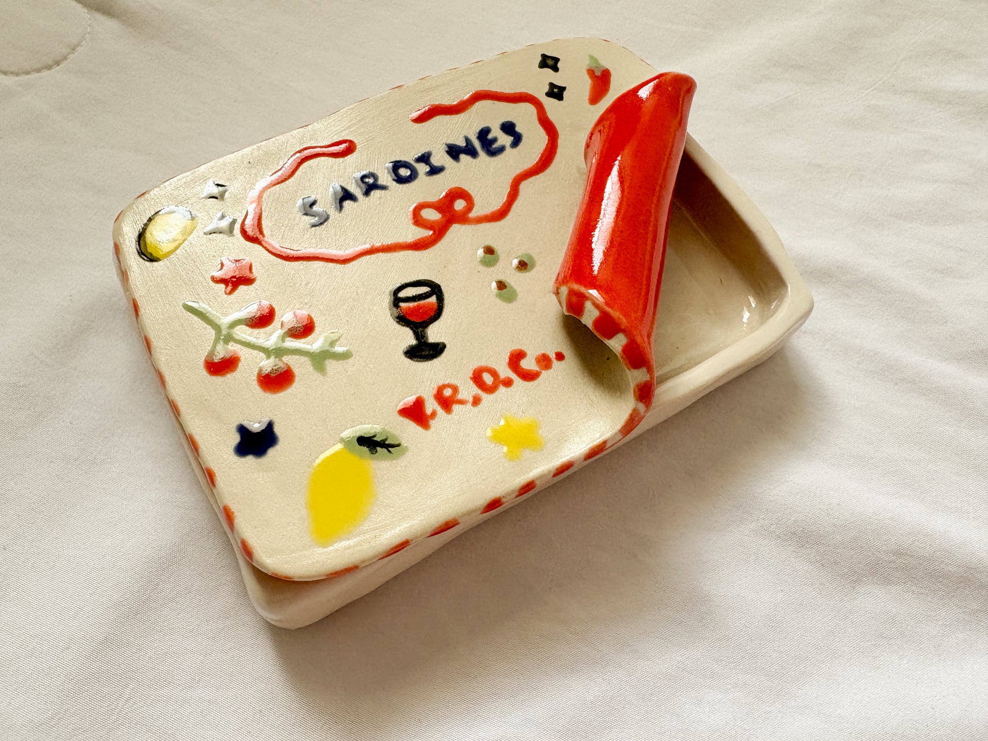 Sardine Trinket Dish #2 (Ceramic)