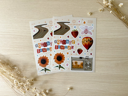 Goodbye Summer Sticker Sheet