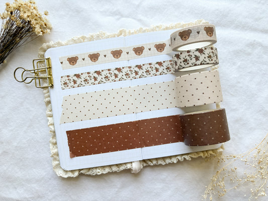 Teddy & Lace Washi Pack