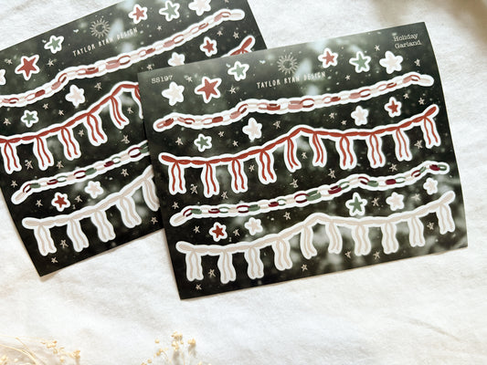 Holiday Garlands Sticker Sheet