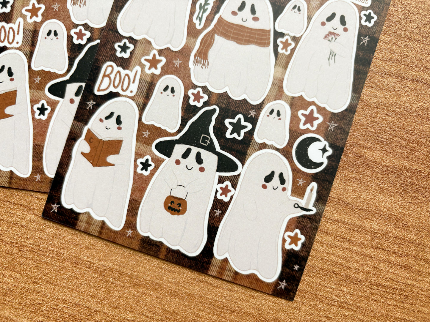 Cozy Ghost Sticker Sheet