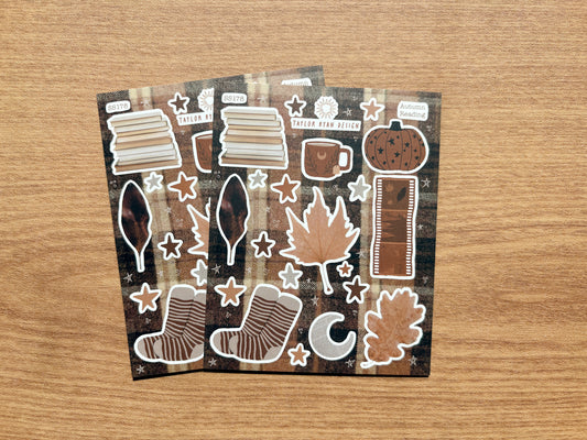 Autumn Reading Sticker Sheet