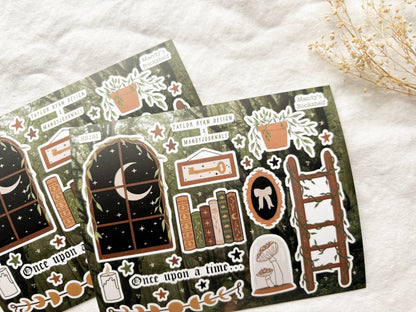 Mandy’s Bookshelf Sticker Sheet