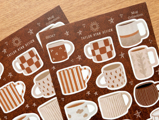 Mug Collection Sticker Sheet