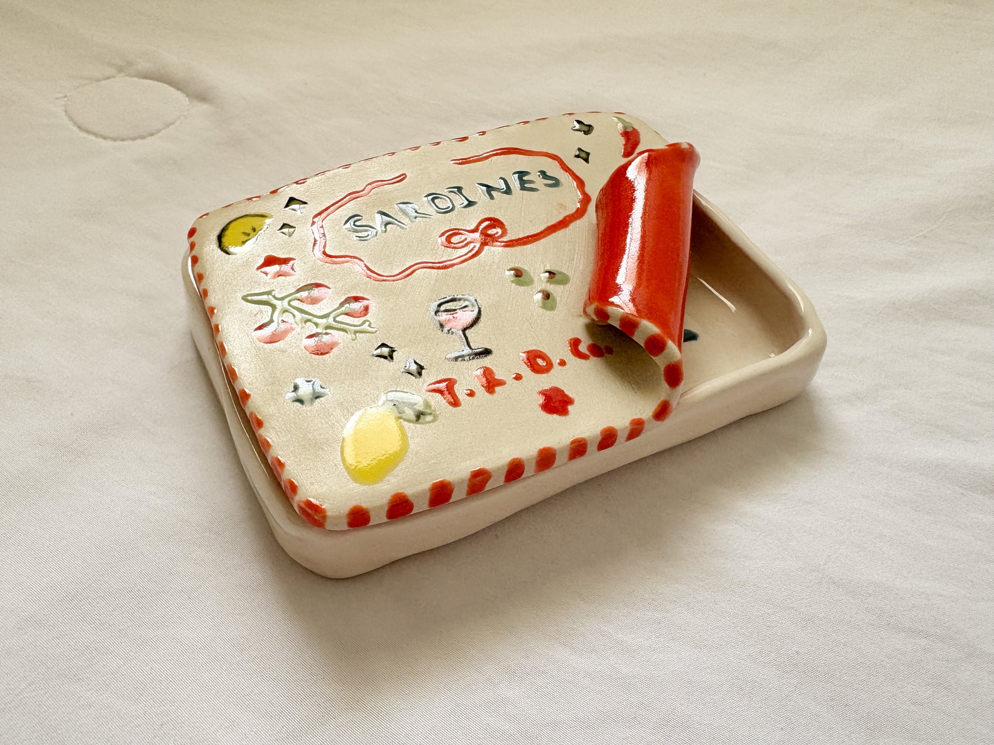 Sardine Trinket Dish #1 (Ceramic)