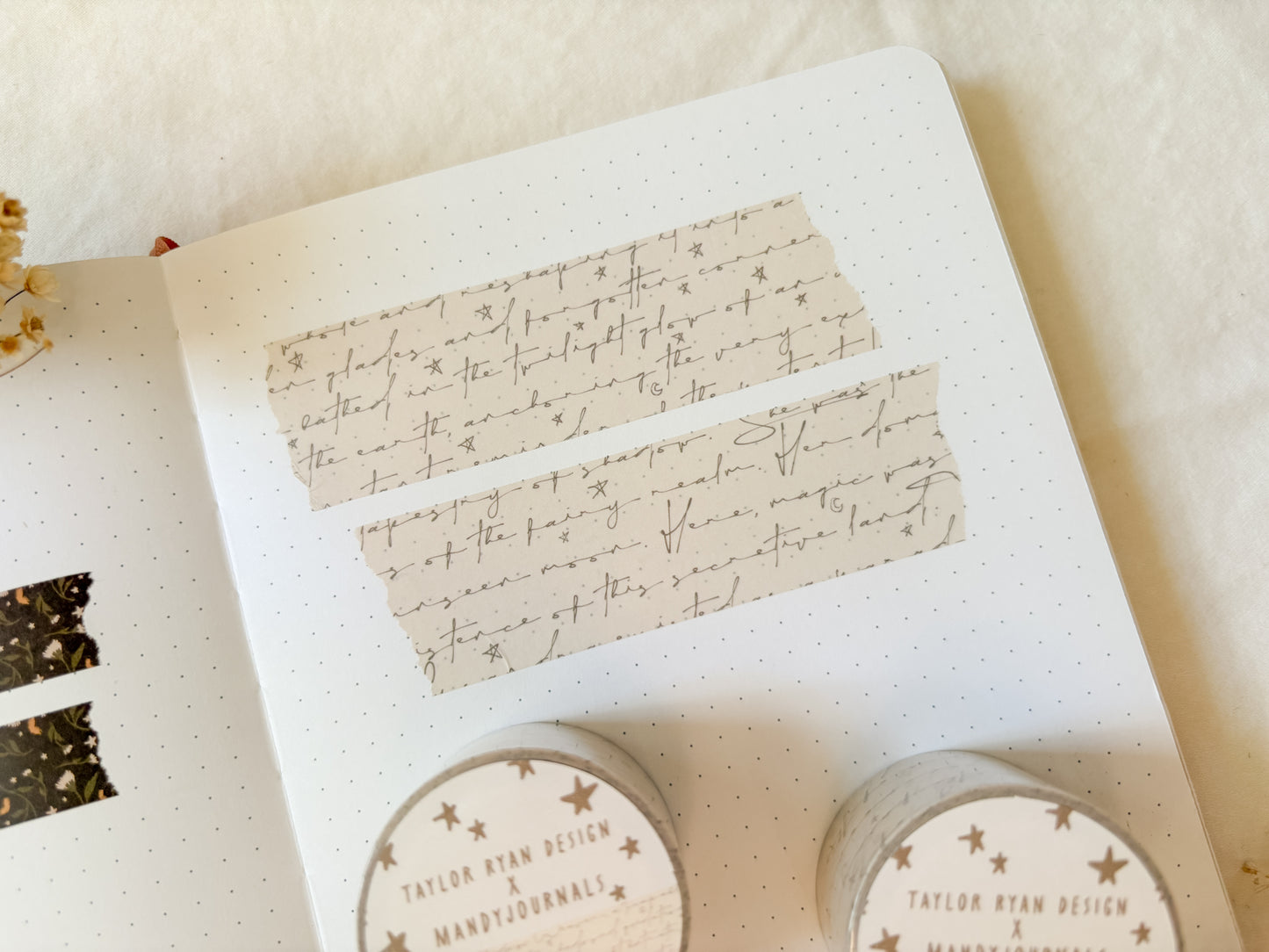 Fairytale Script Washi Tape