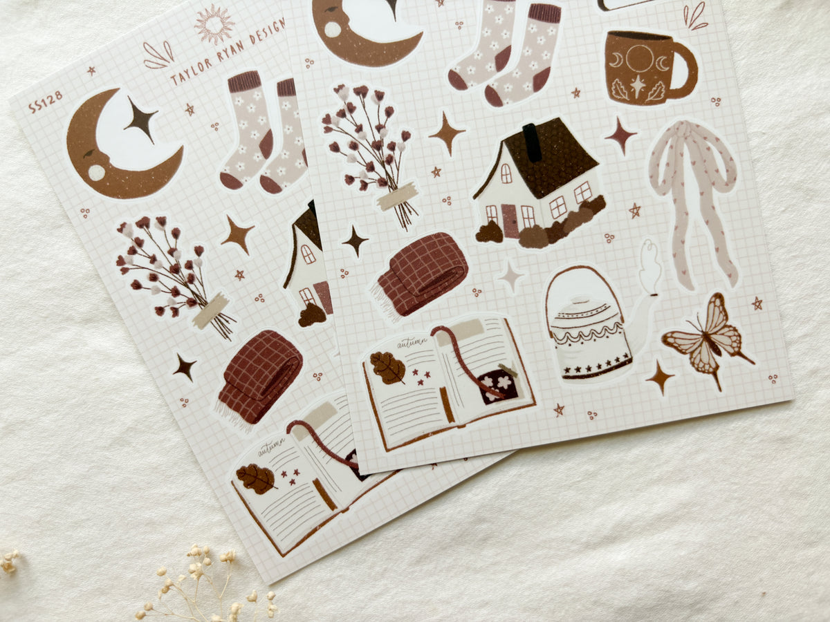 Cozy Cottage Sticker Sheet
