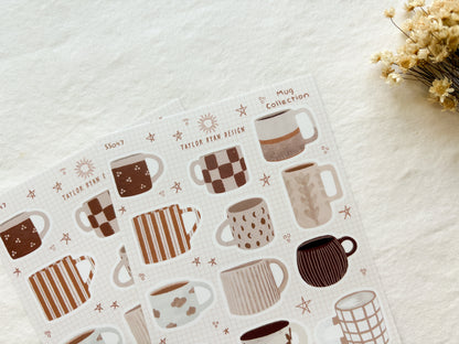 Mug Collection Sticker Sheet