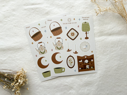 Thrifted Home Sticker Sheet