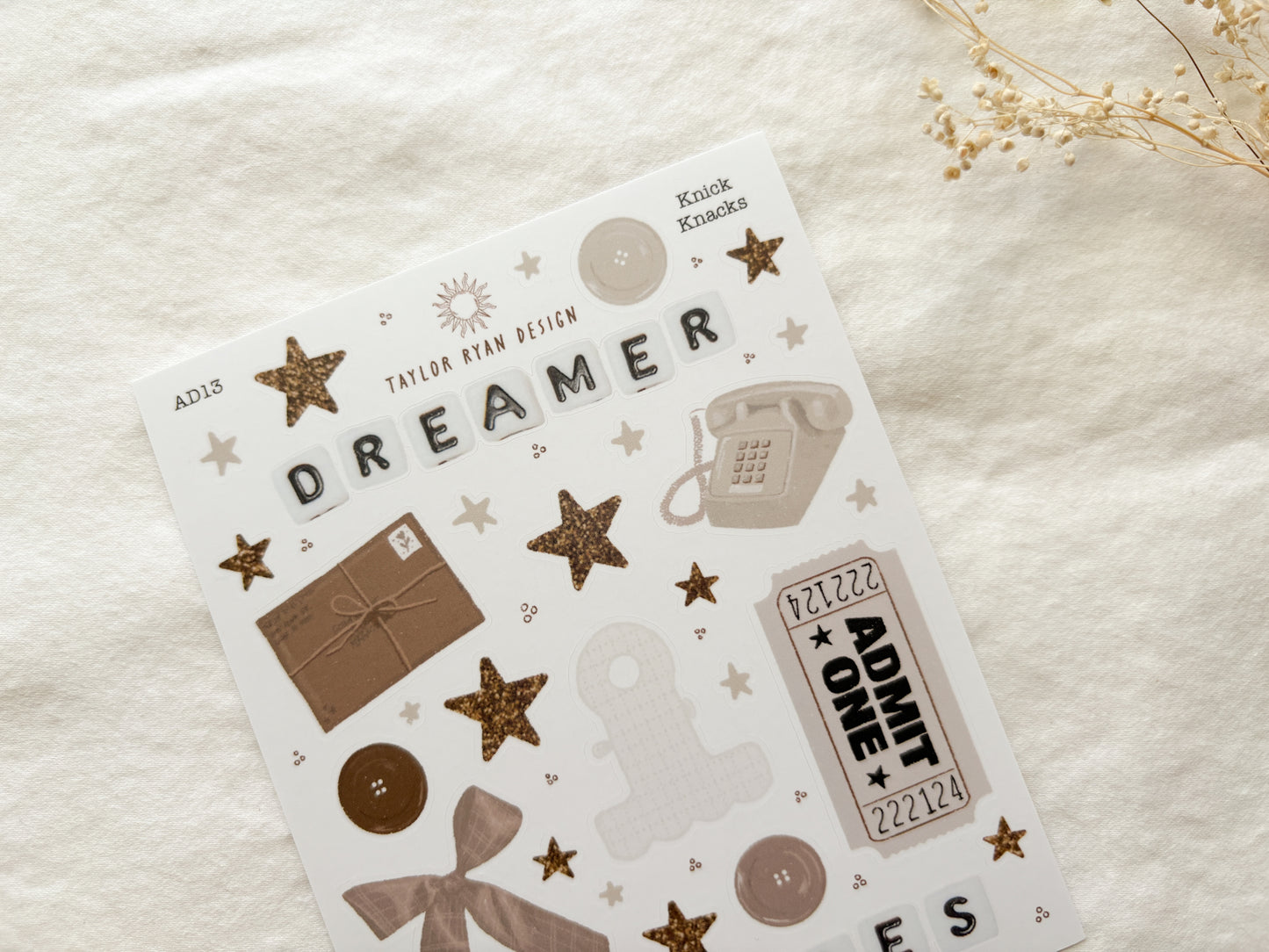 Knick Knacks Sticker Sheet