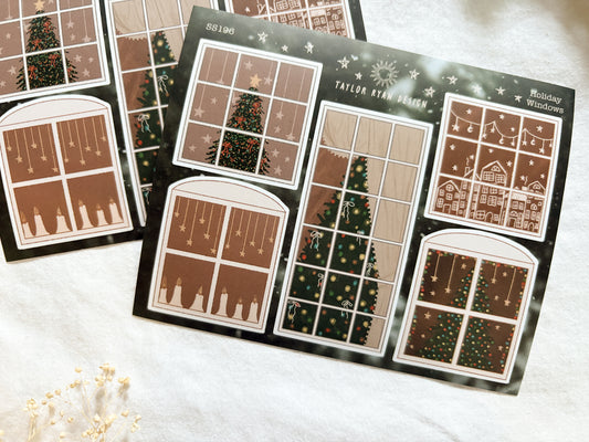 Holiday Windows Sticker Sheet
