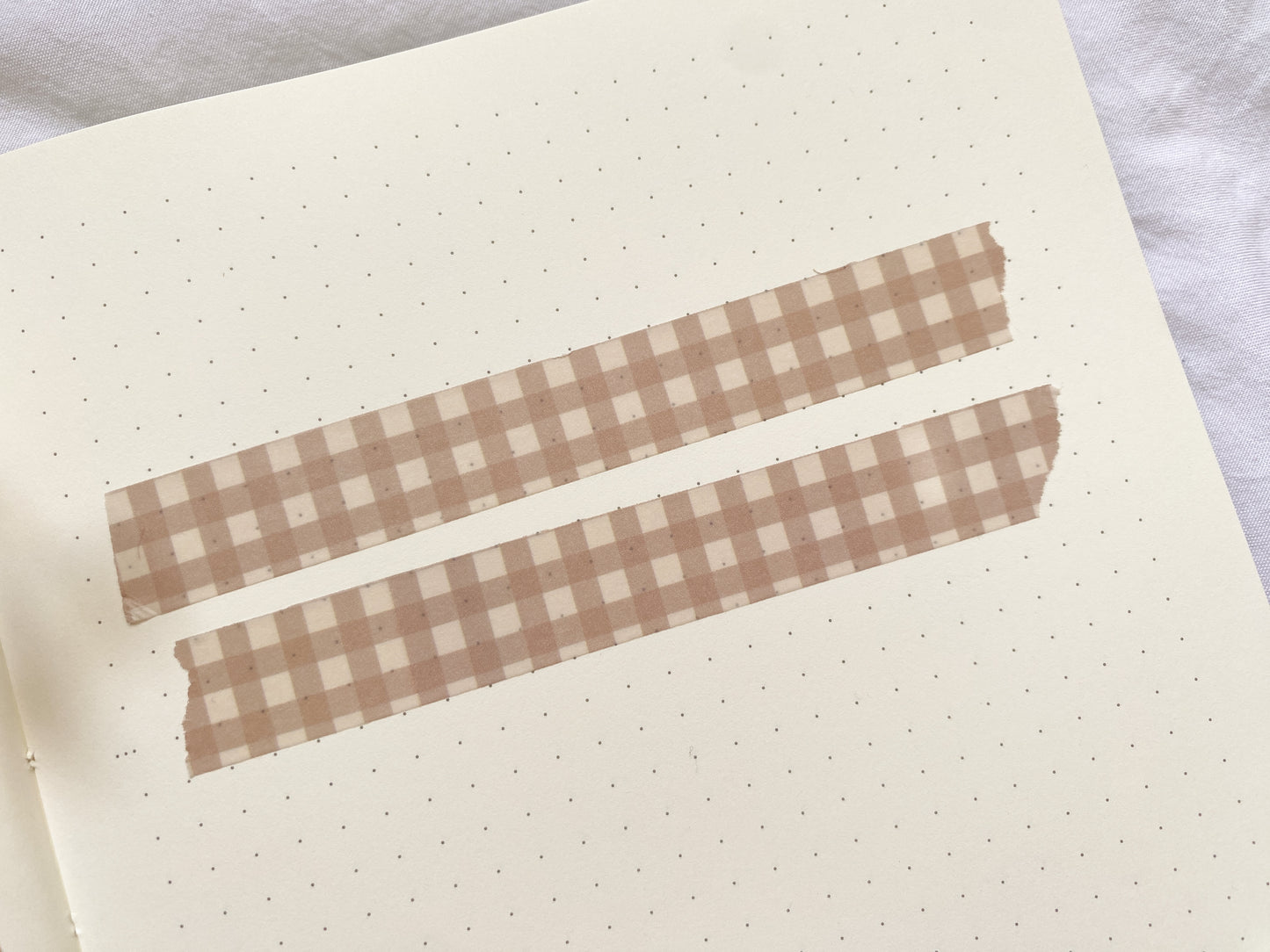 Light Gingham Washi Tape