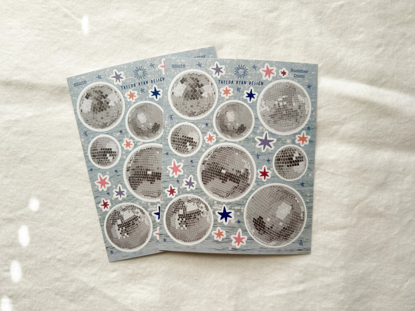 Summer Disco Sticker Sheet