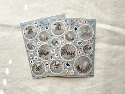 Summer Disco Sticker Sheet