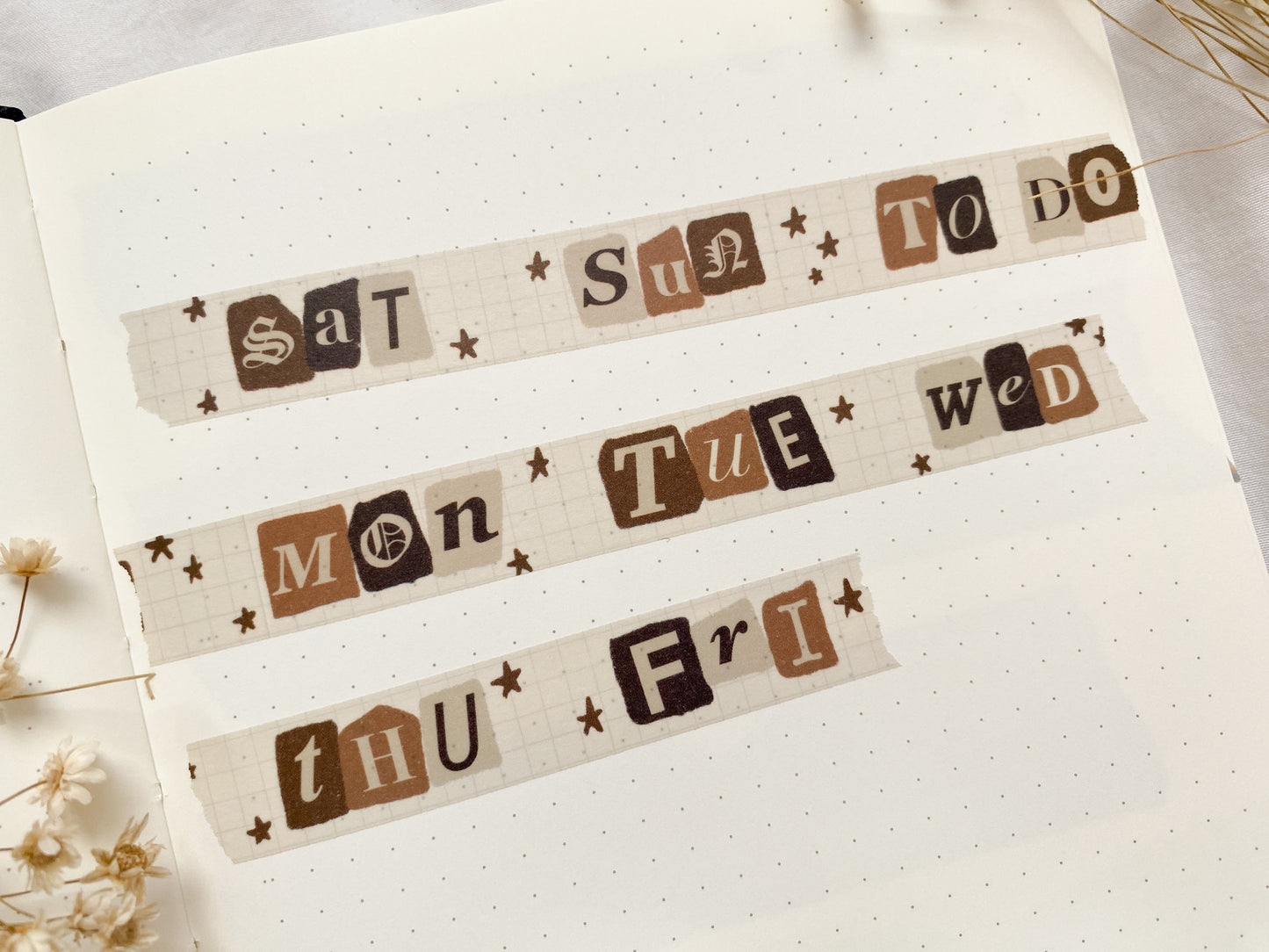 Days Washi Tape