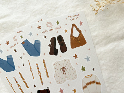 Thrifted Closet Sticker Sheet