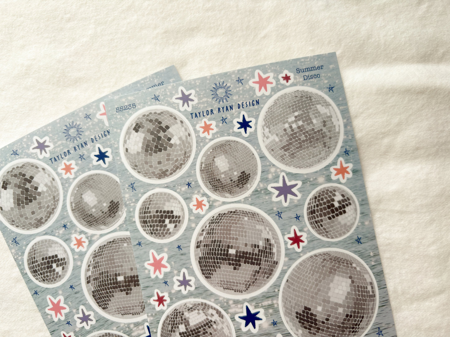 Summer Disco Sticker Sheet