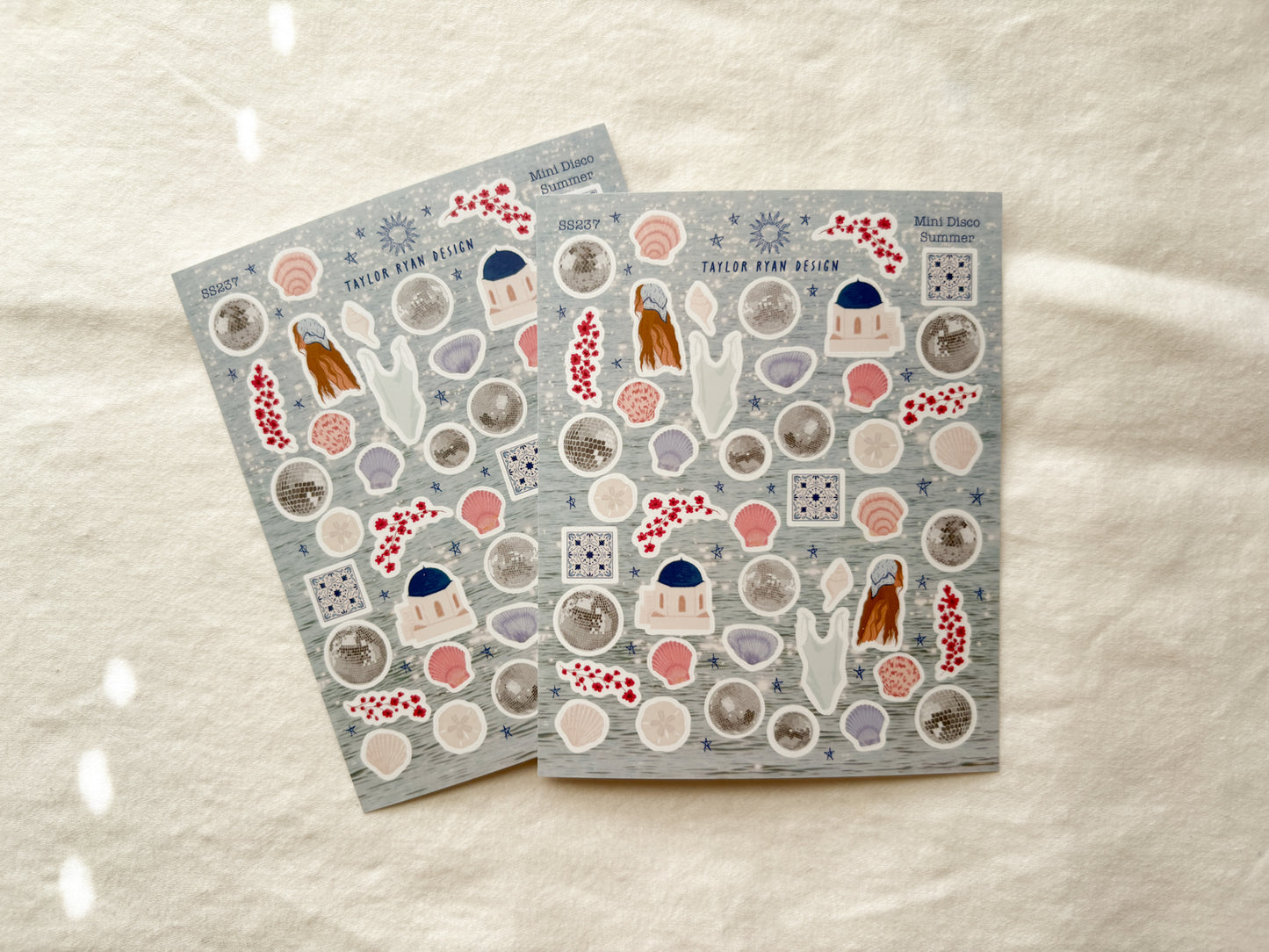 Mini Disco Summer Sticker Sheet