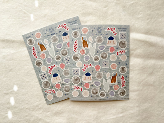 Mini Disco Summer Sticker Sheet