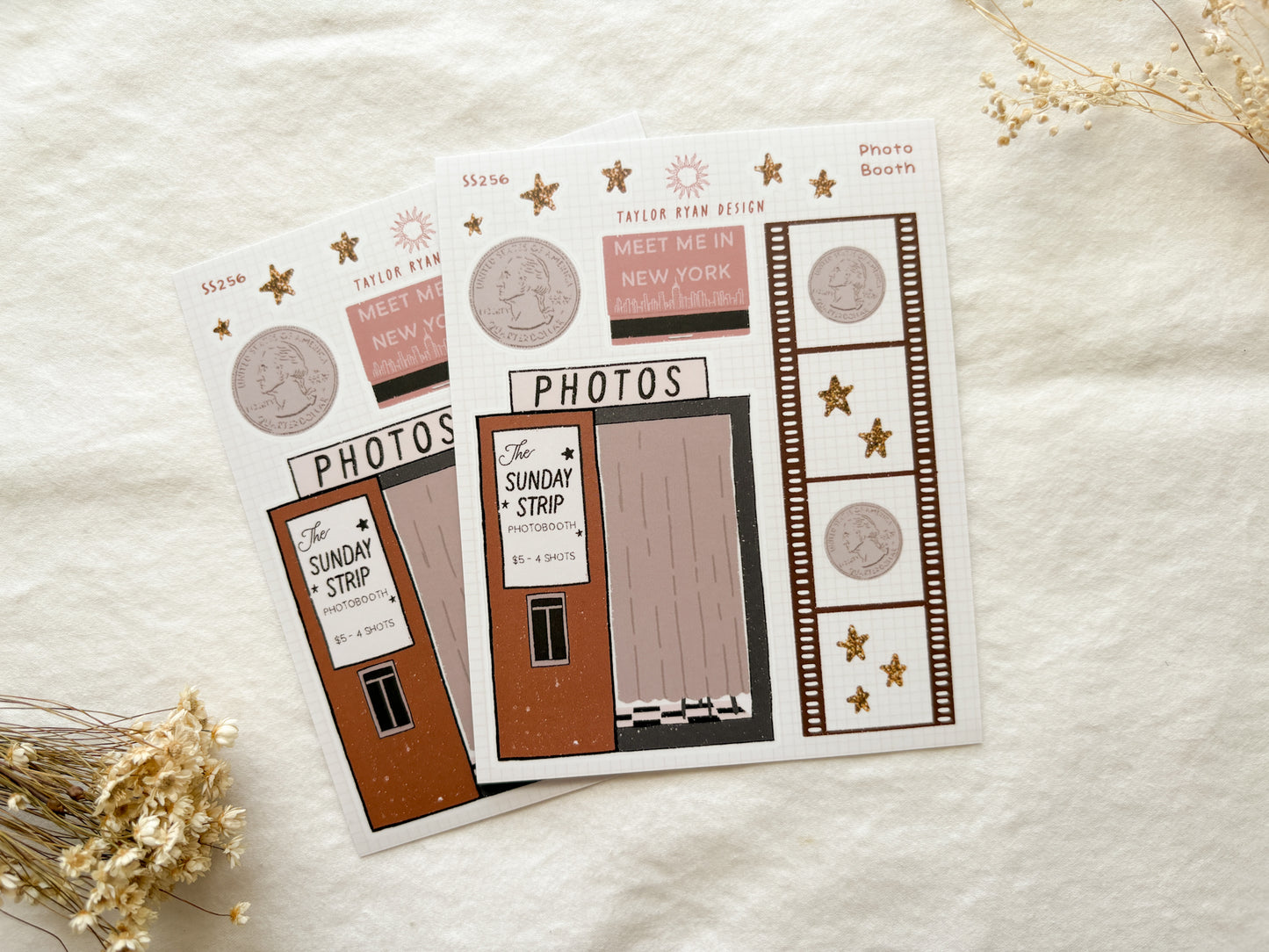 Photo Booth Sticker Sheet