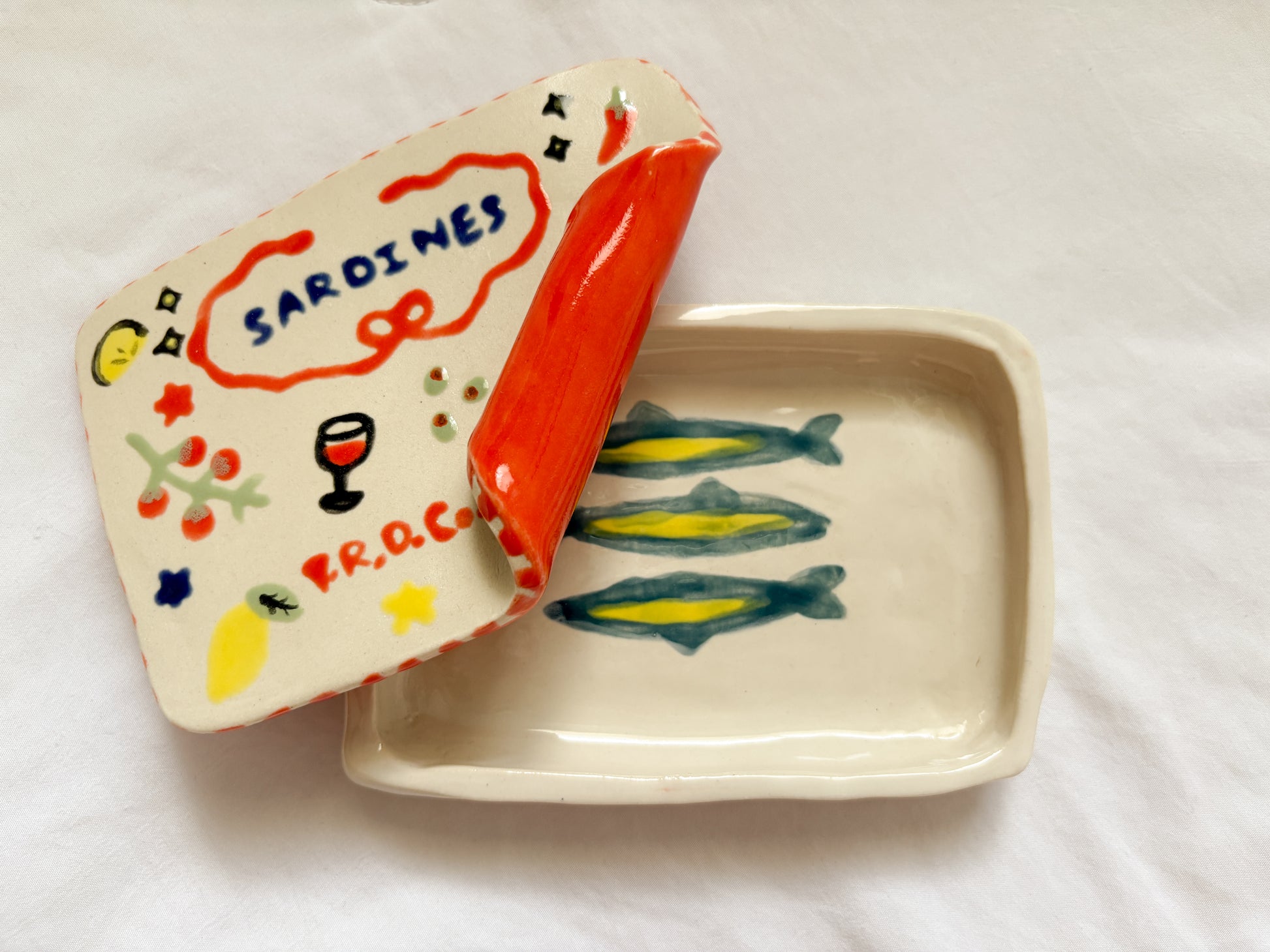 Sardine Trinket Dish #2 (Ceramic)