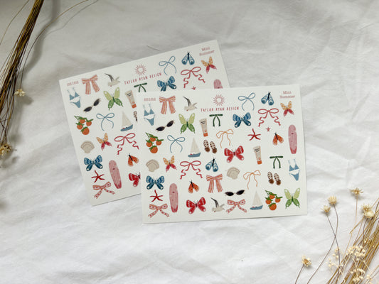 Mini Summer Sticker Sheet
