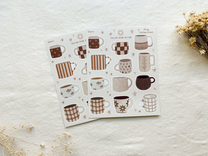 Mug Collection Sticker Sheet